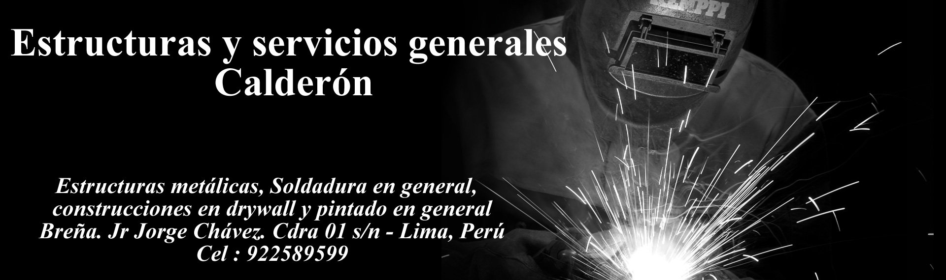 SOLDADURA Y SERVICIOS GENERALES CALDERÓN